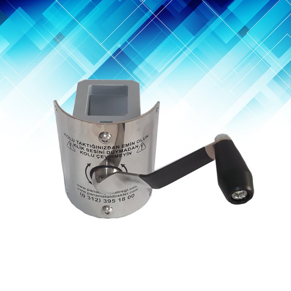 Bayrak Direği İp Sarma Mekanizması Orta Boy(114-140) (ırgat) Manuel Kollu El Vinç Patentli Ürün